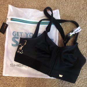 SHEFIT Black Flex Sports Bra, Medium